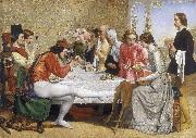 Sir John Everett Millais Isabella oil painting on canvas